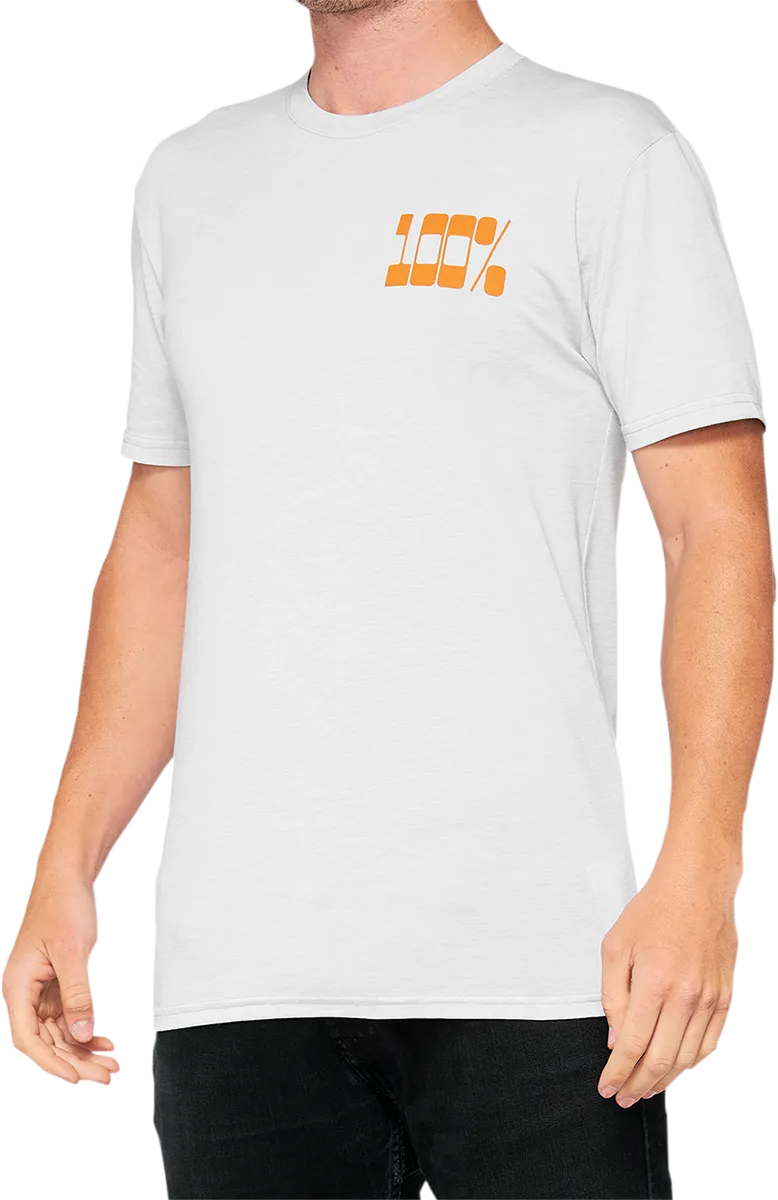 100% Trona Tech T-Shirt - Chalk - Large 35028-396-12