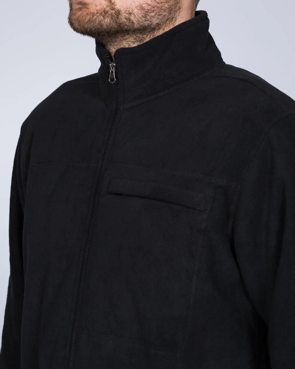 2t Zip Up Tall Fleece (black)