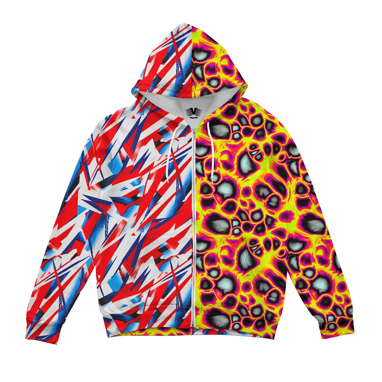 Acid Bath Zip Up Hoodie