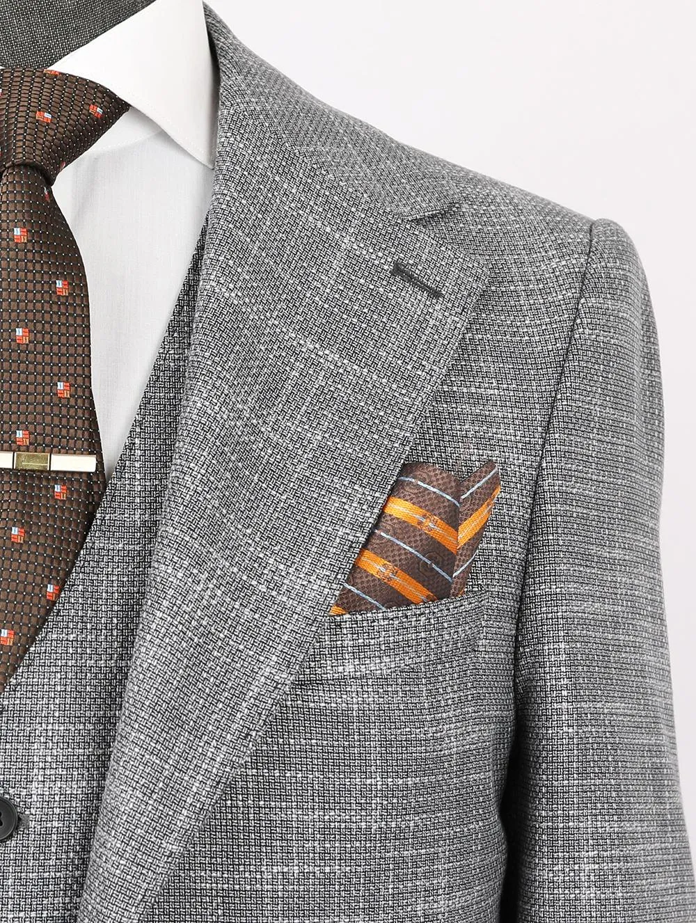 Aryan Grey  Set Blazer Linen Suit