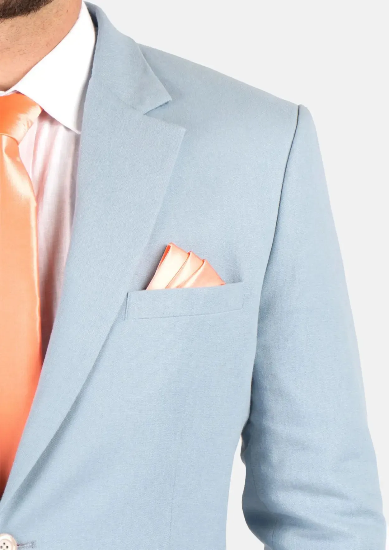 Astor Maya Blue Linen Blend Jacket