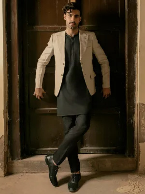 Beige Linen Blazer - AL-BLR-004