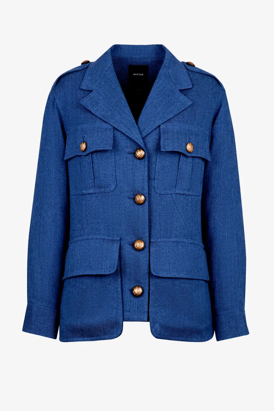 Bellows Pocket Army Jacket French Blue
