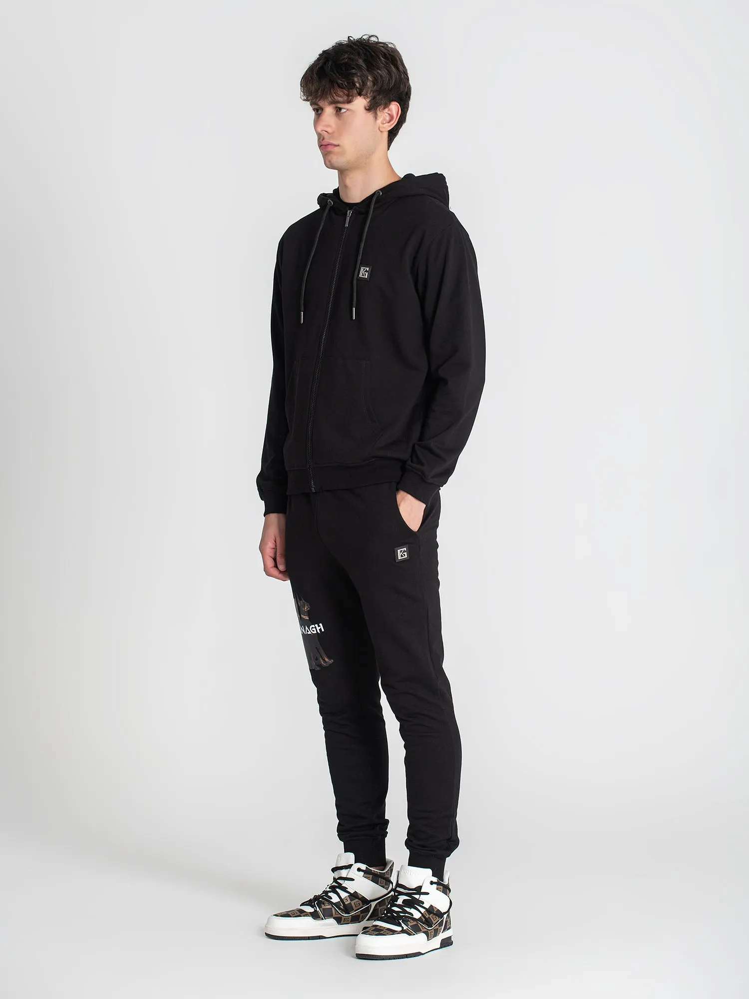Black Anger Hoodie Jacket