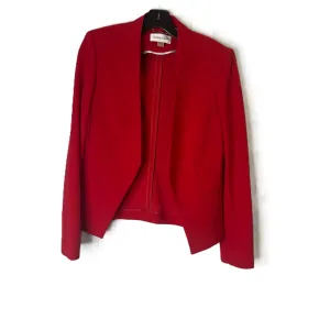 Blazer By Calvin Klein In Red, Size: 6