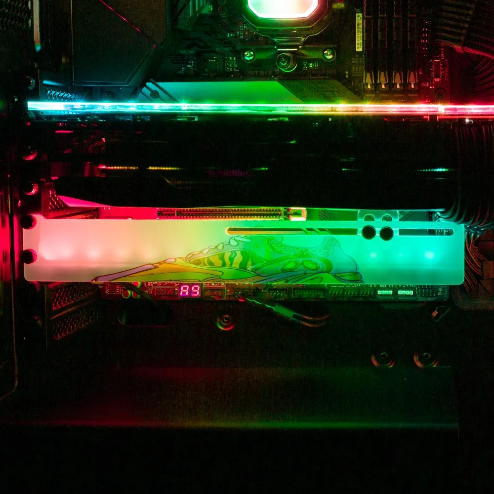 Boosterdrome RGB GPU Support Bracket