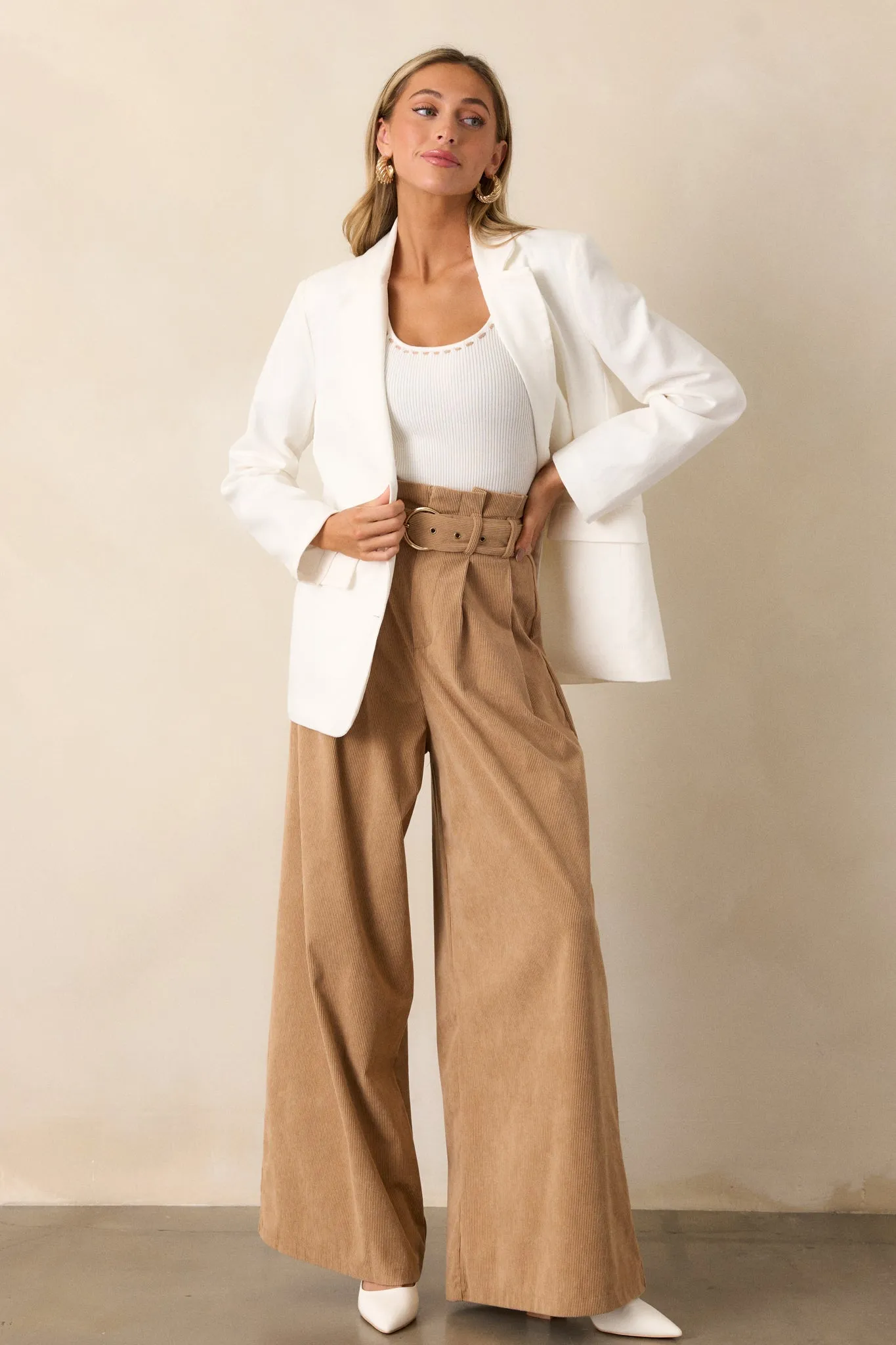 Brunch At Noon Ivory Blazer