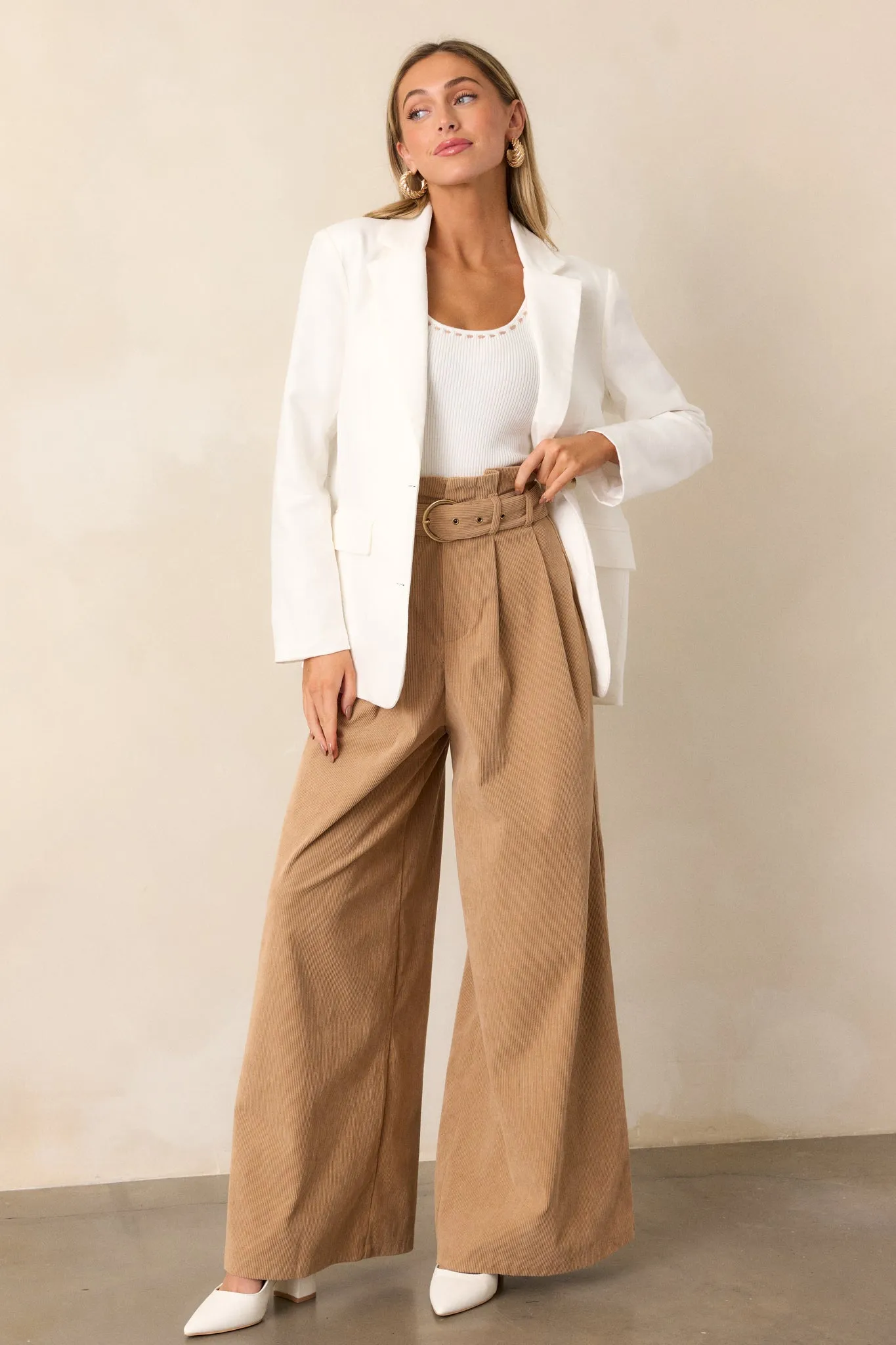 Brunch At Noon Ivory Blazer