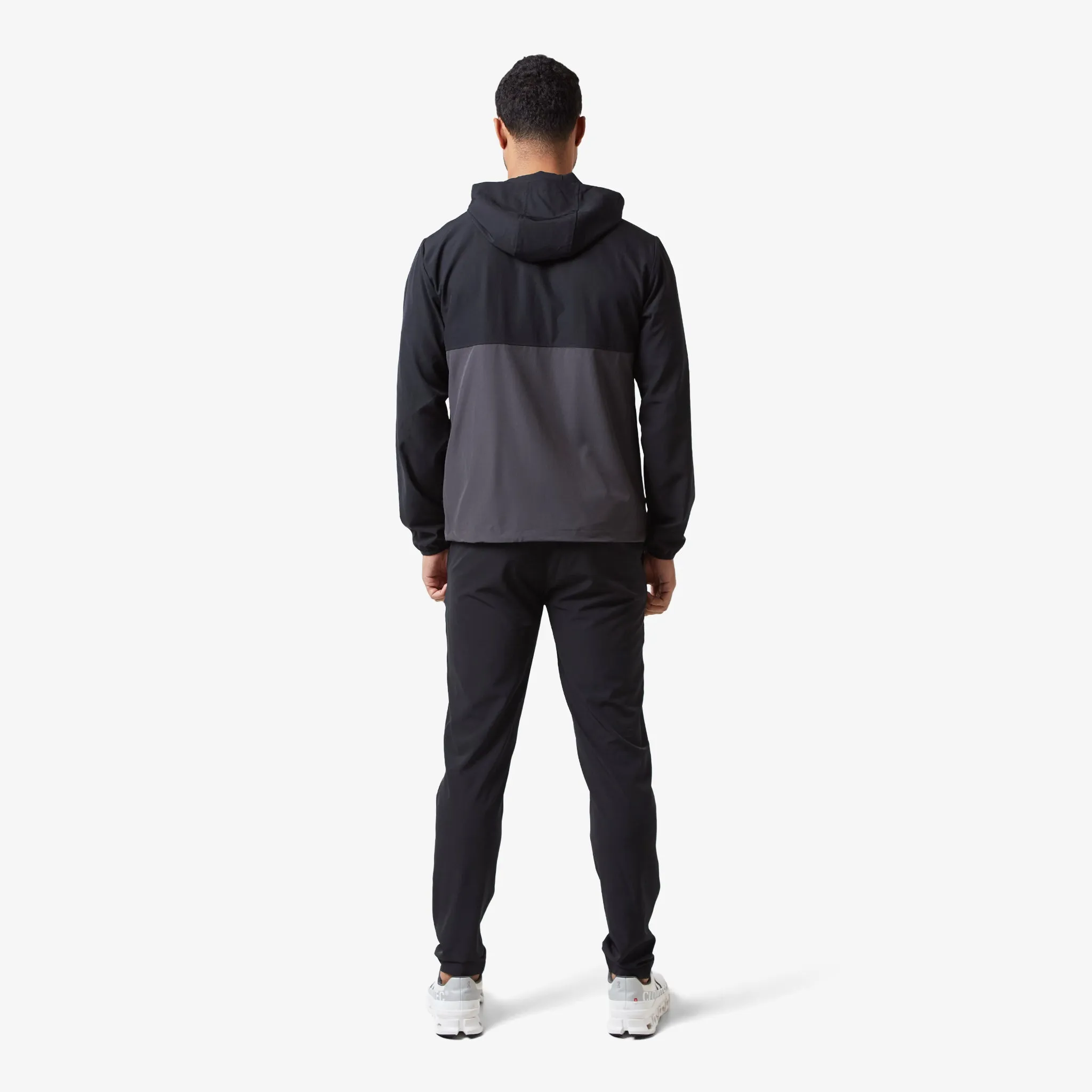 Colour Block Tech Tracksuit | Graphite