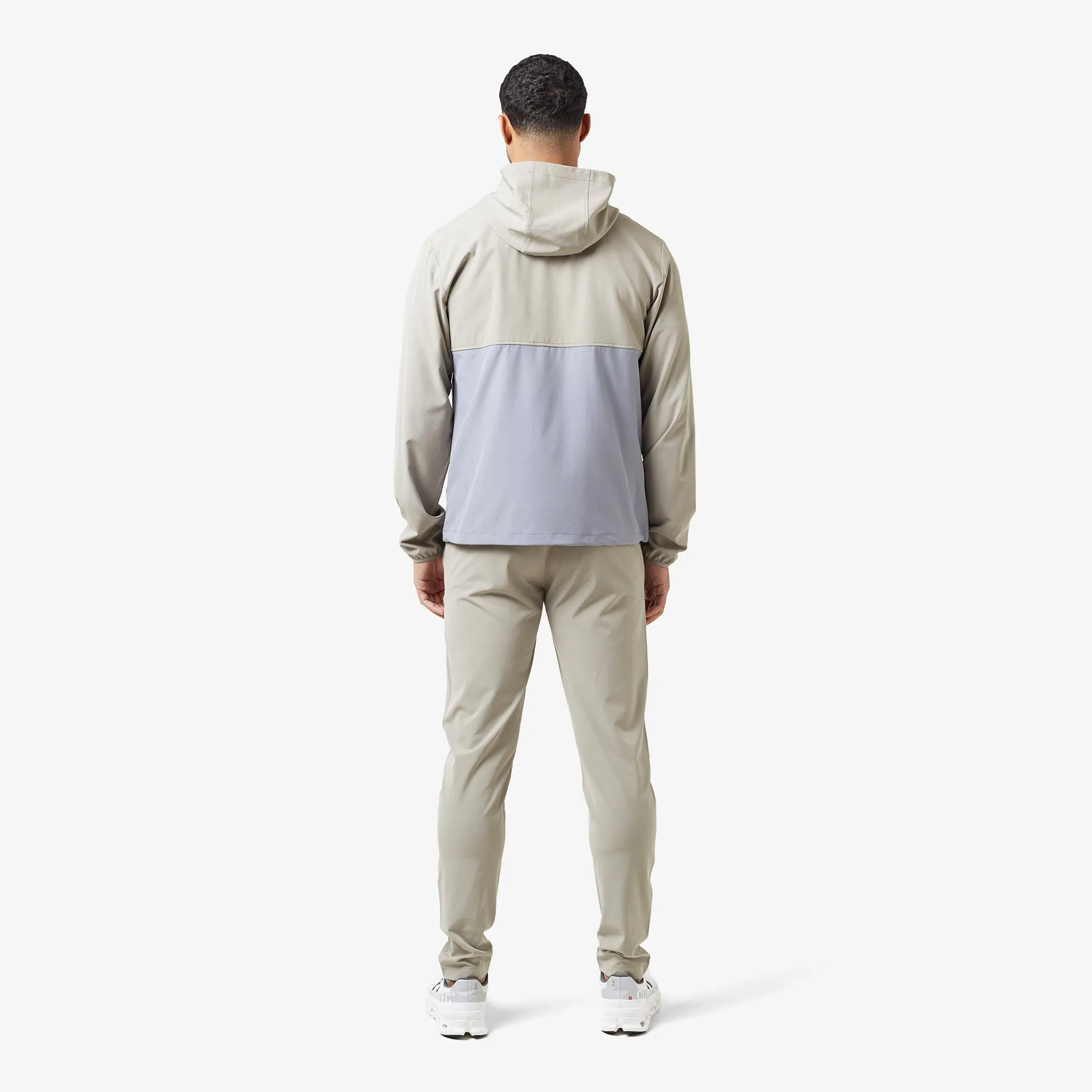 Colour Block Tech Tracksuit | Olive