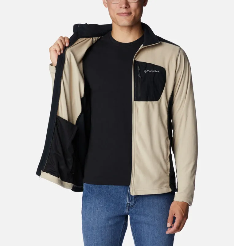Columbia Mens Klamath Full Zip Fleece-FOSSIL