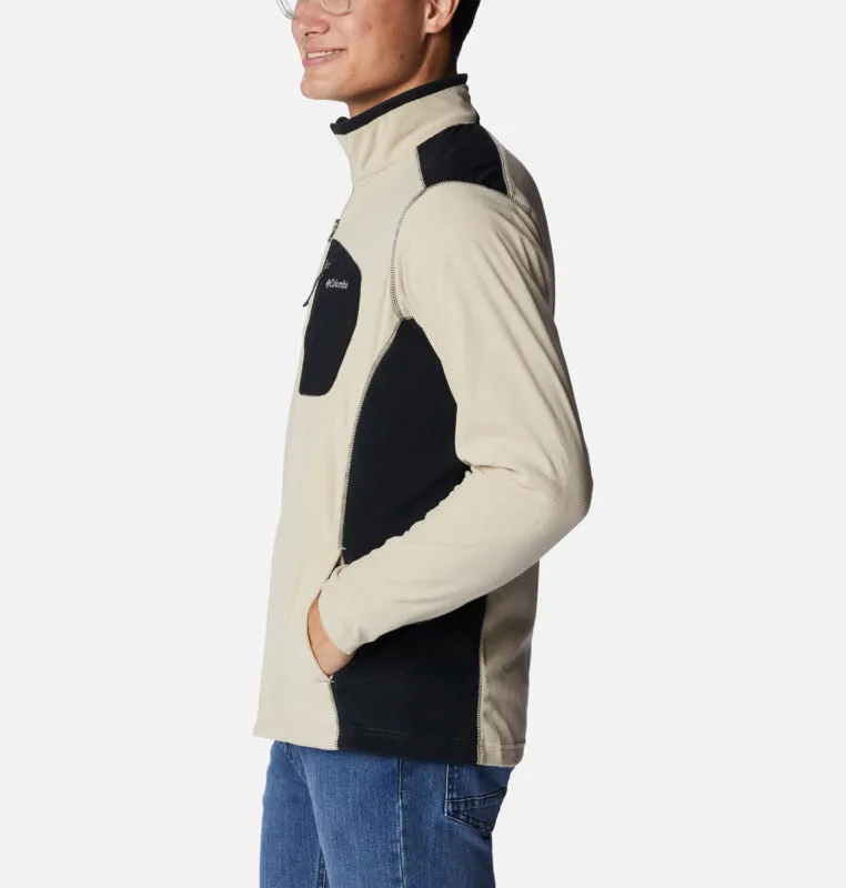 Columbia Mens Klamath Full Zip Fleece-FOSSIL