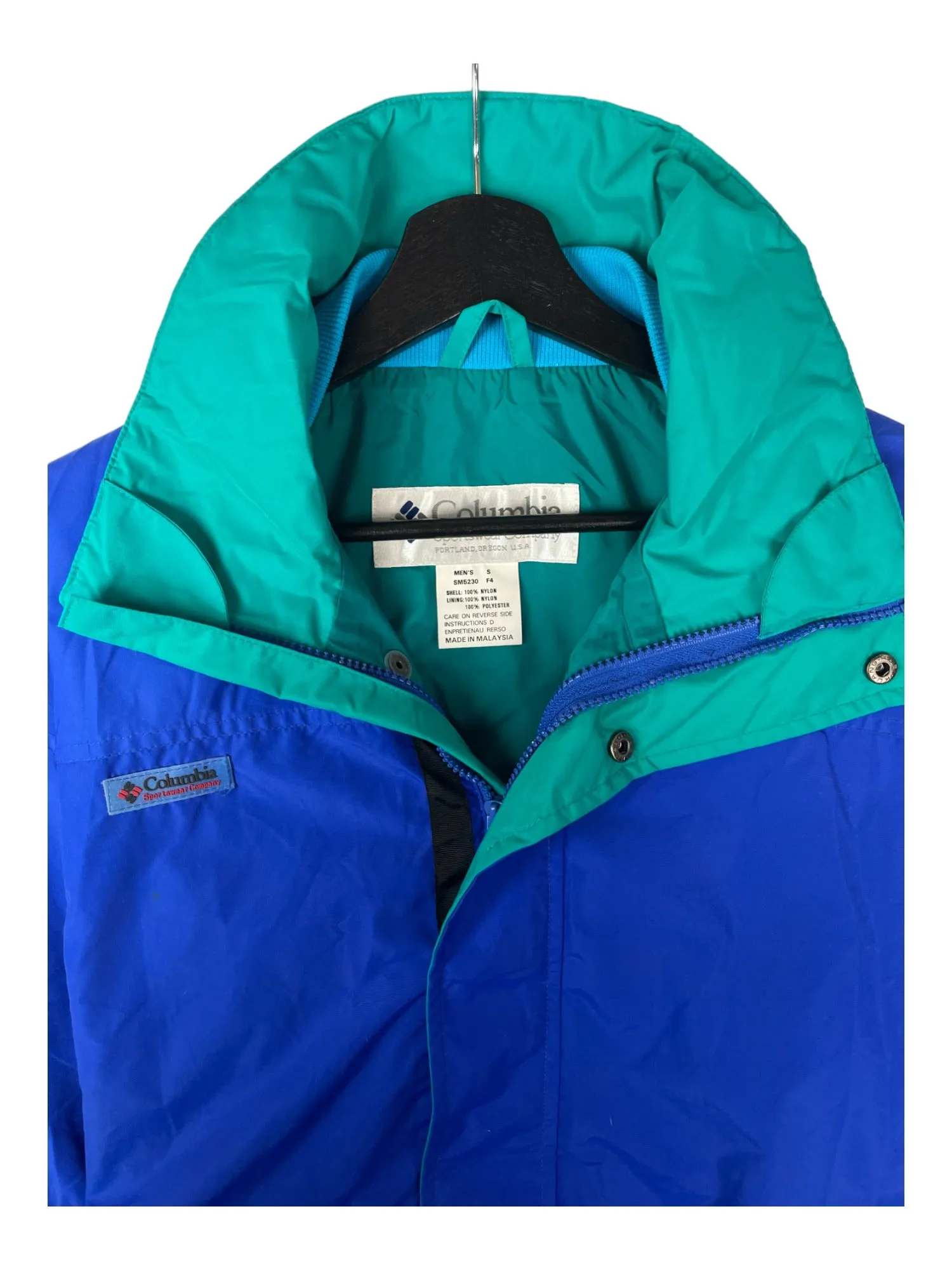 Columbia Windbreaker Blue