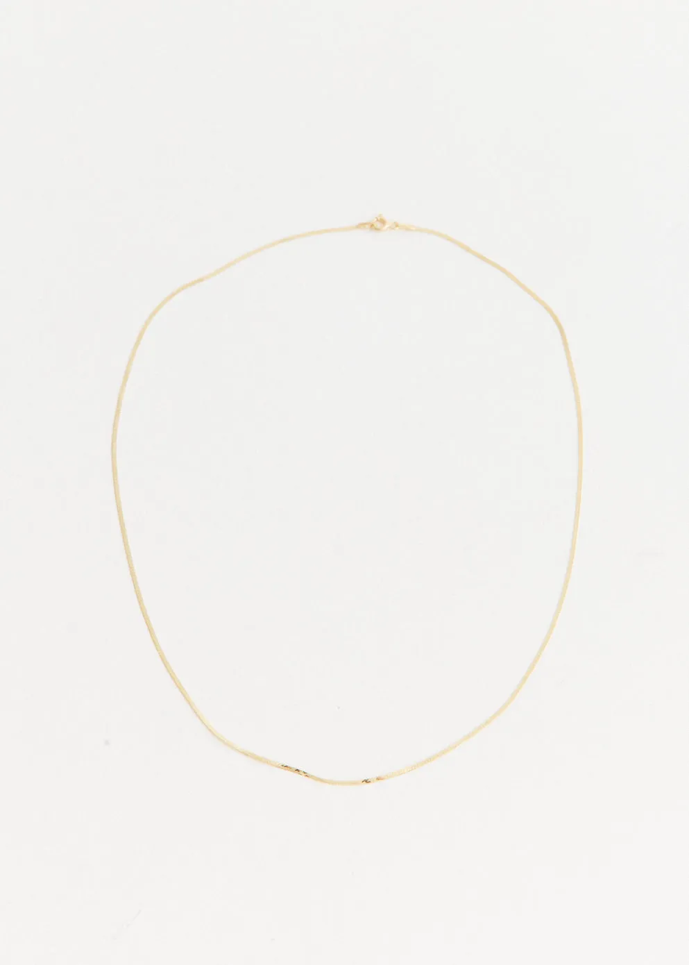 Demi Herringbone Necklace 18"
