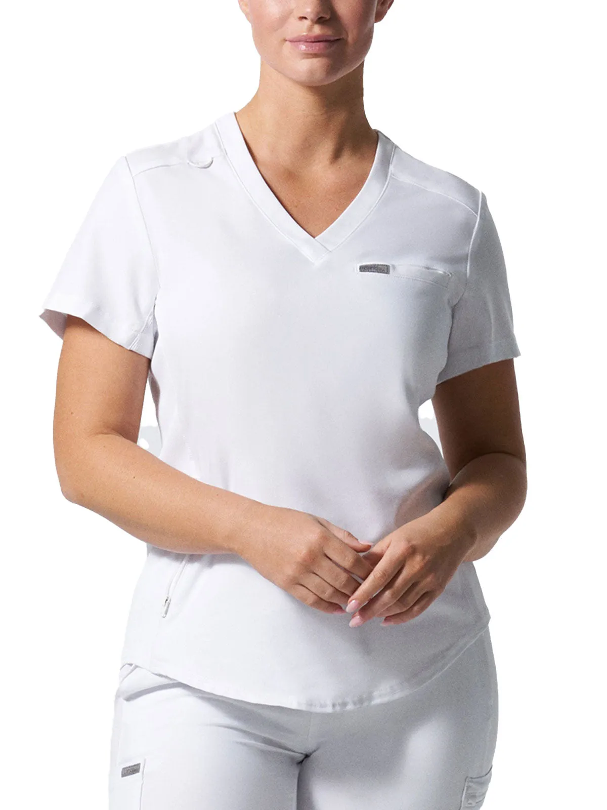 Forward - Women's 2-Pocket V-Neck Scrub Top