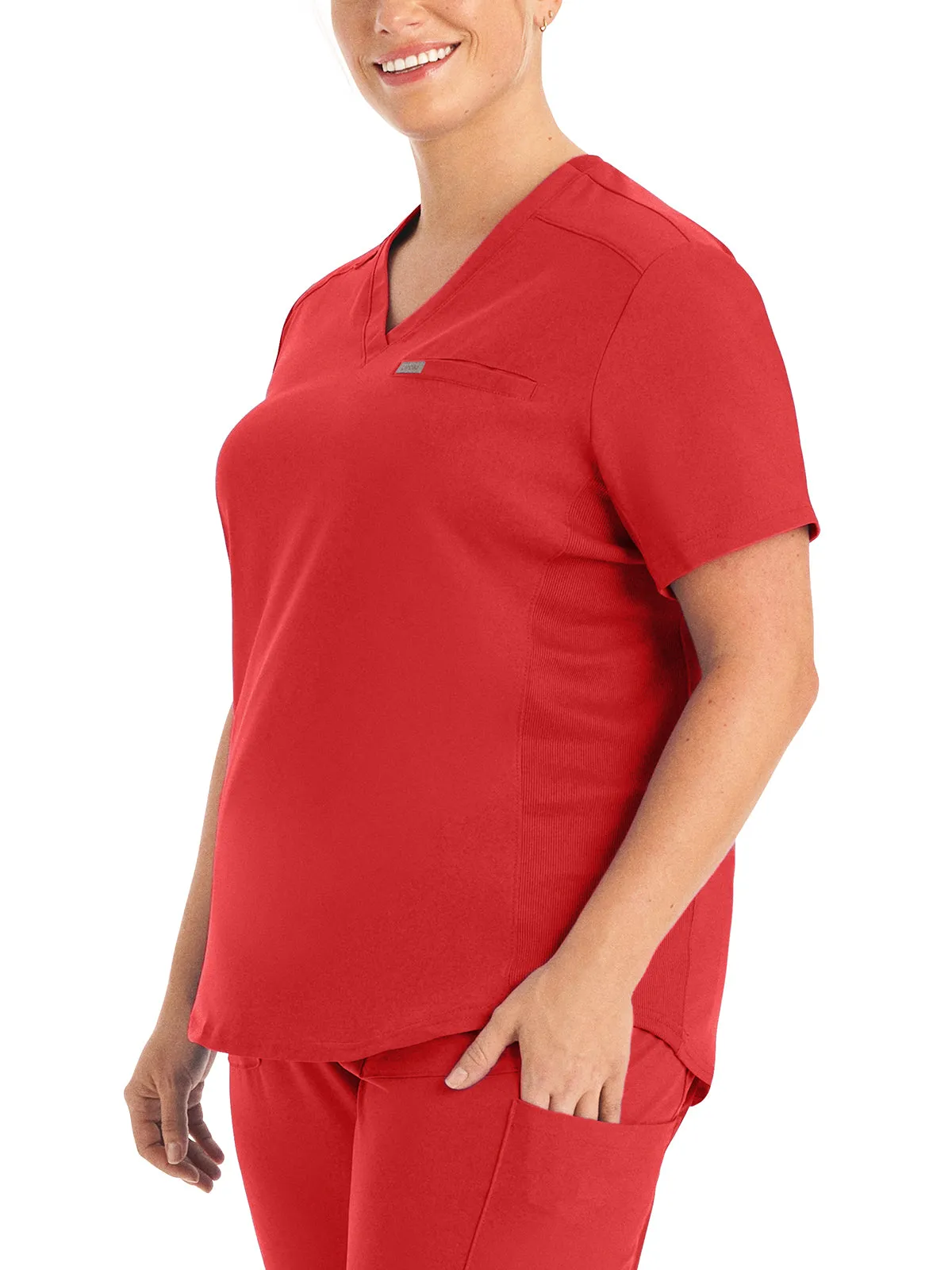 Forward - Women's 2-Pocket V-Neck Scrub Top