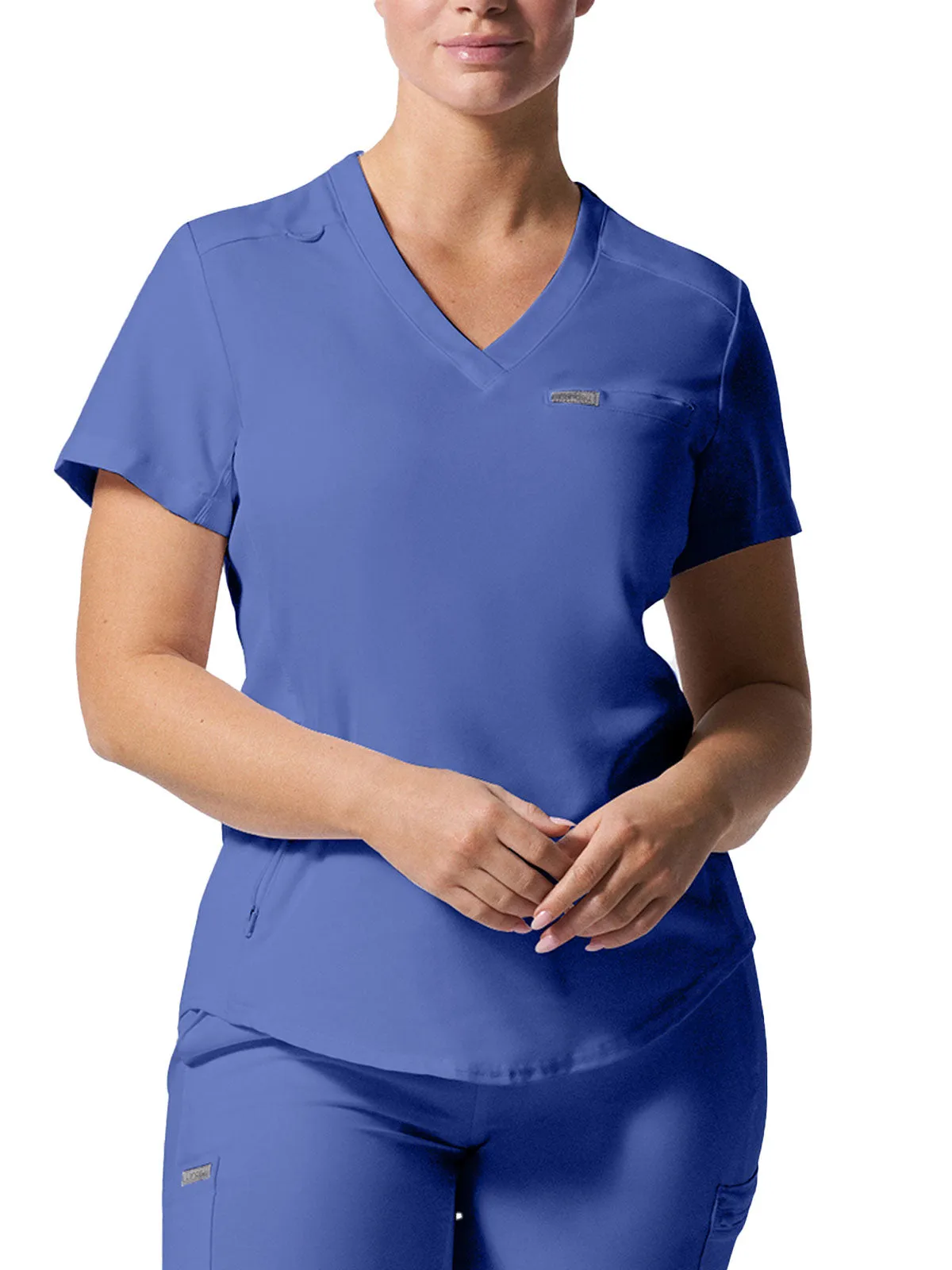 Forward - Women's 2-Pocket V-Neck Scrub Top