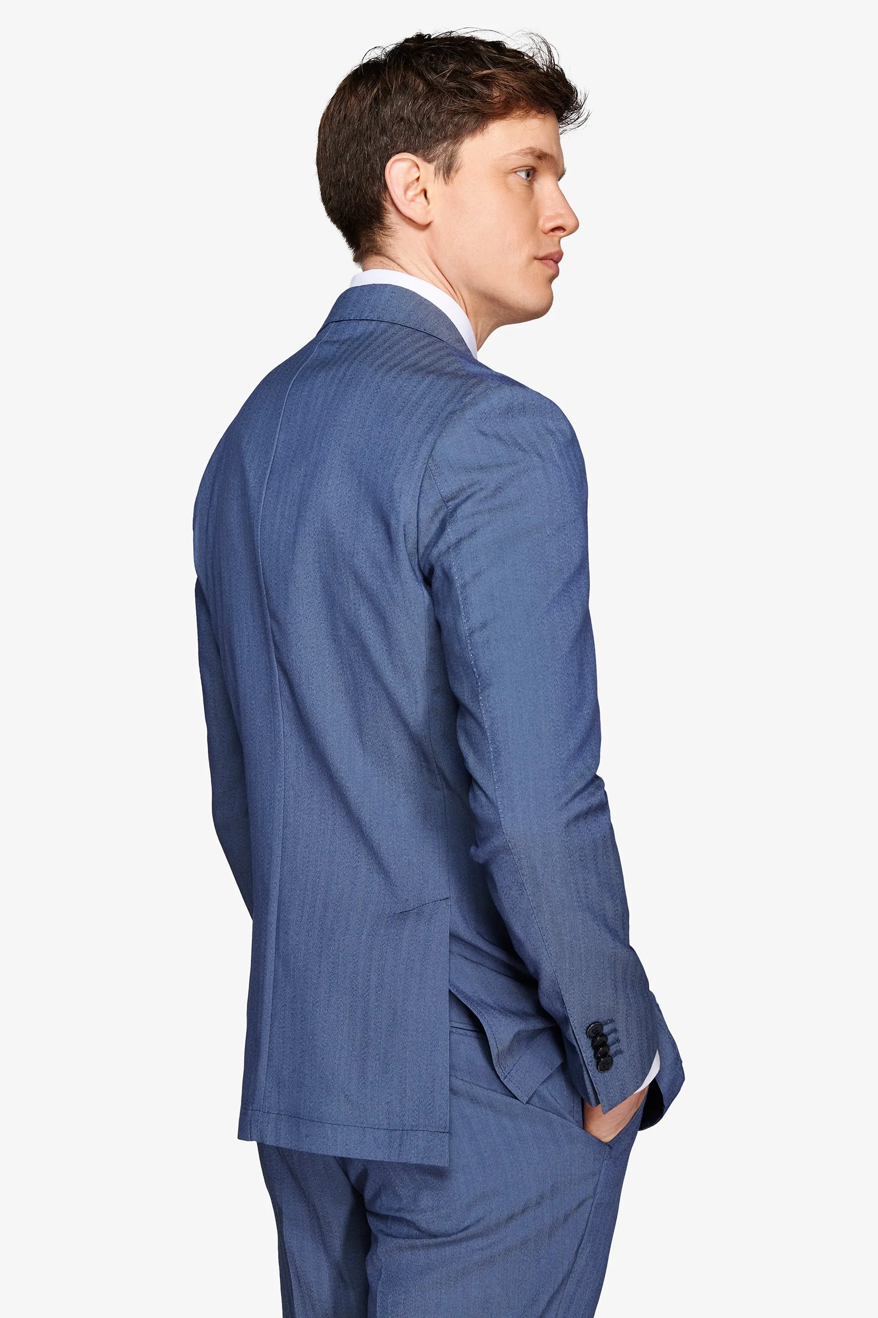 Giacca da abito Herringbone royal