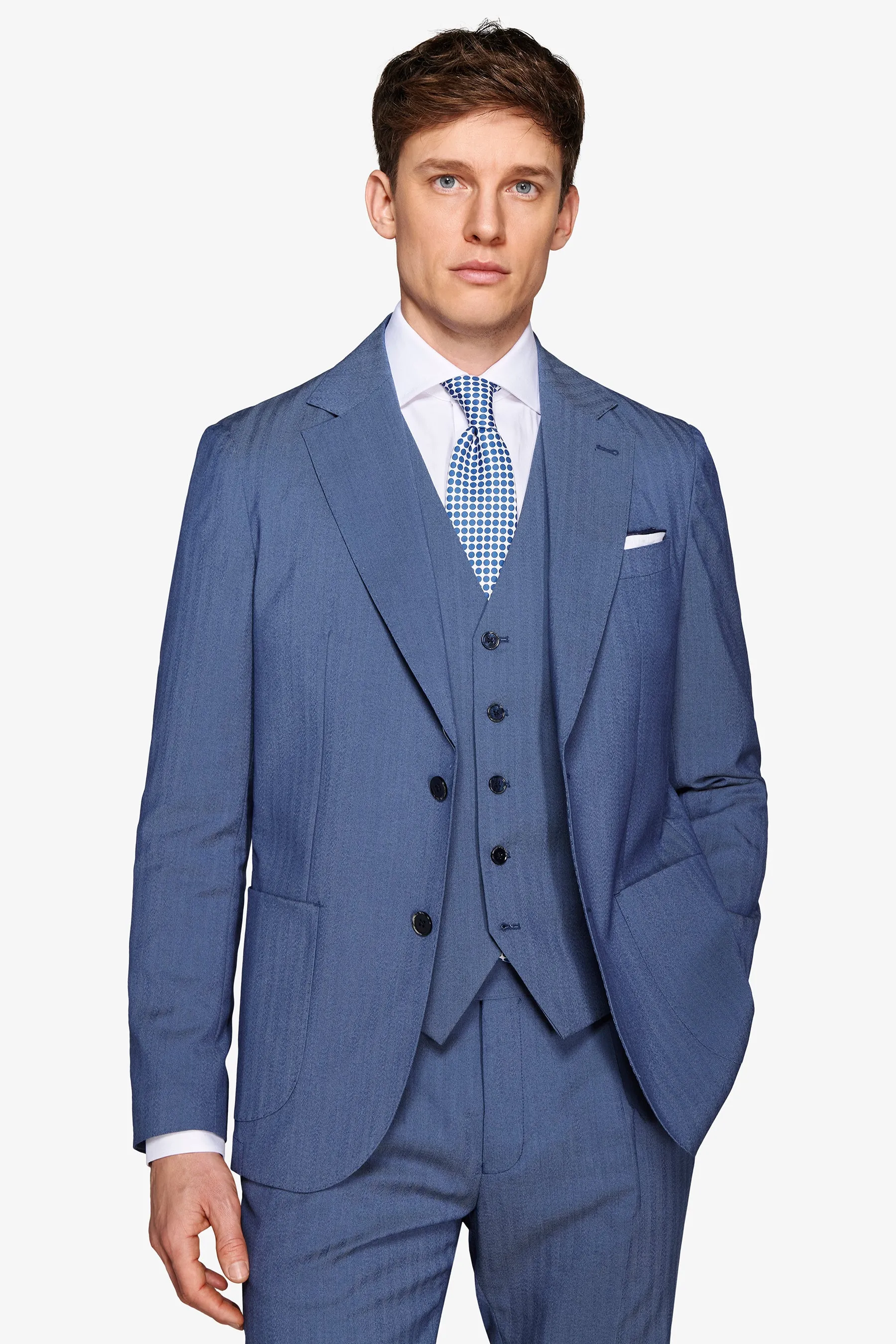 Giacca da abito Herringbone royal