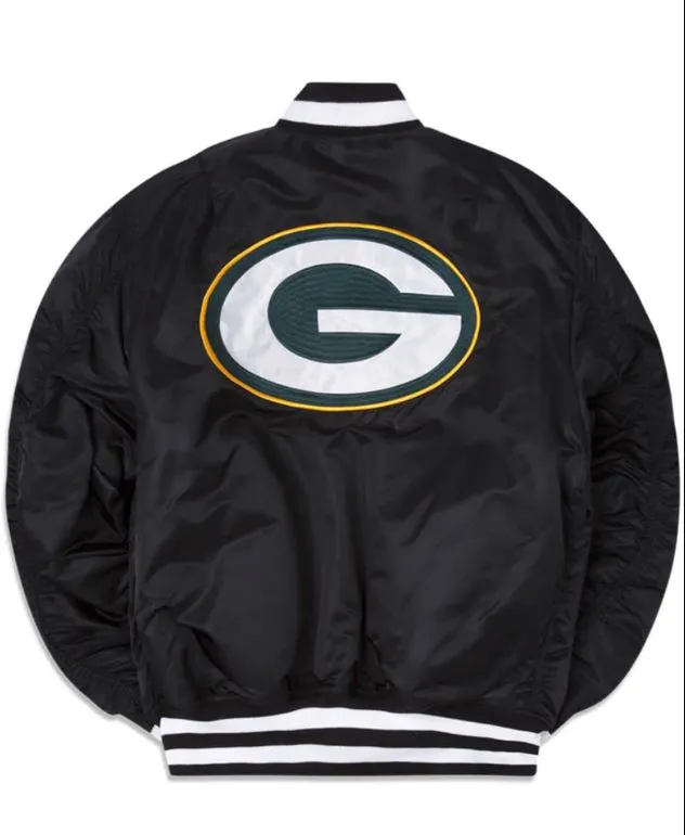 GREEN BAY PACKERS X ALPHA X NEW ERA MA-1 BOMBER JACKET