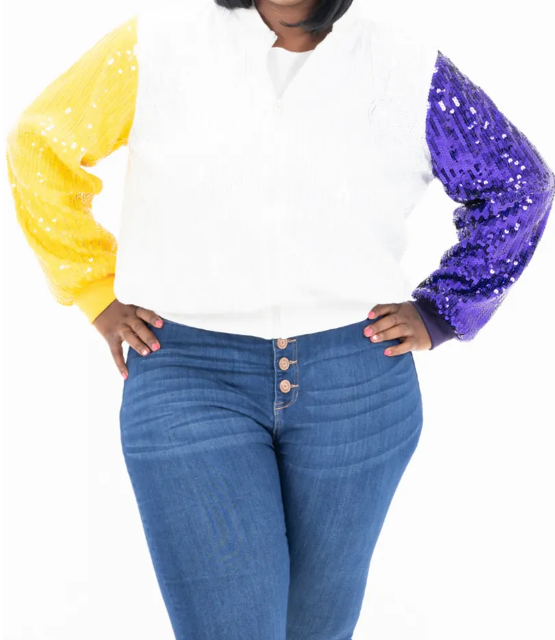 Los Angeles Basketball Sequin Jacket
