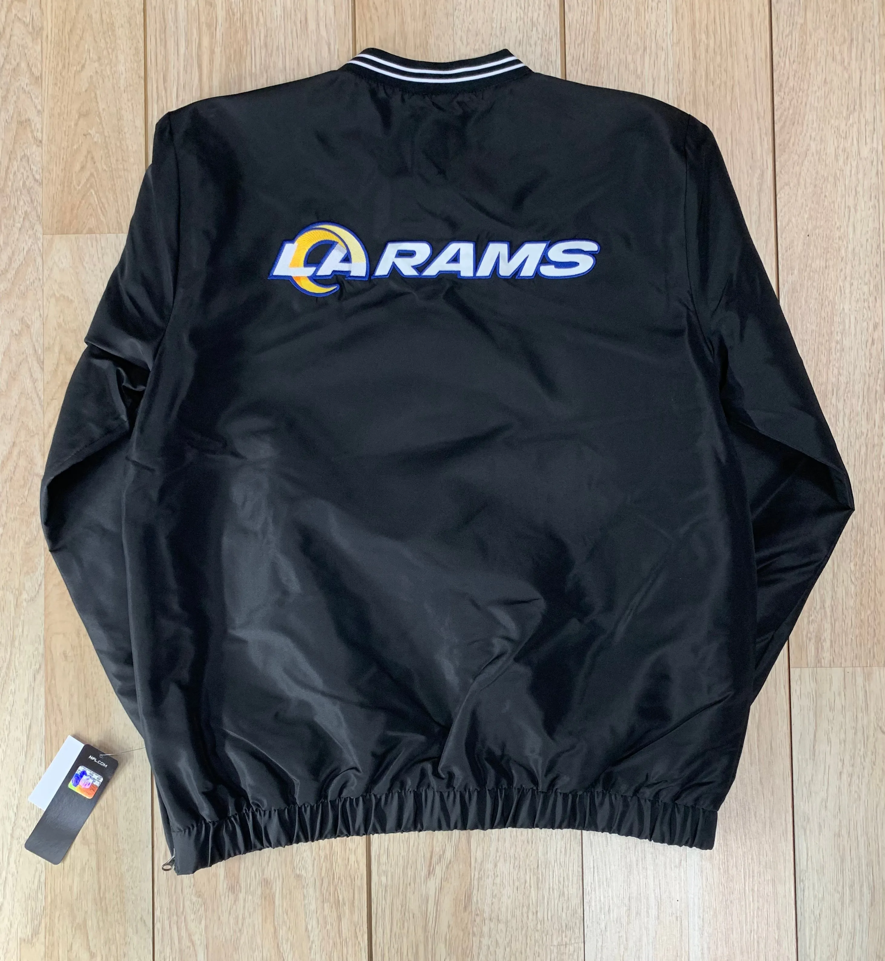 Los Angeles Rams Men’s Black Windbreaker Jacket