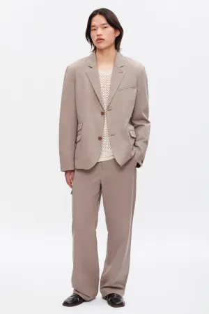 Men's Linen Laureate Jacket in Brindle