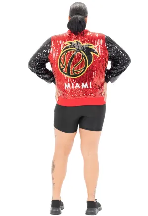 Miami Basketball Sequin Jacket