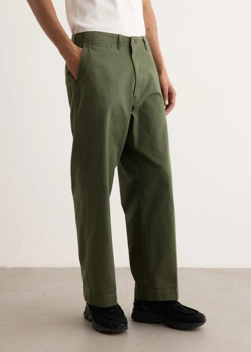 MIL Herringbone Trousers