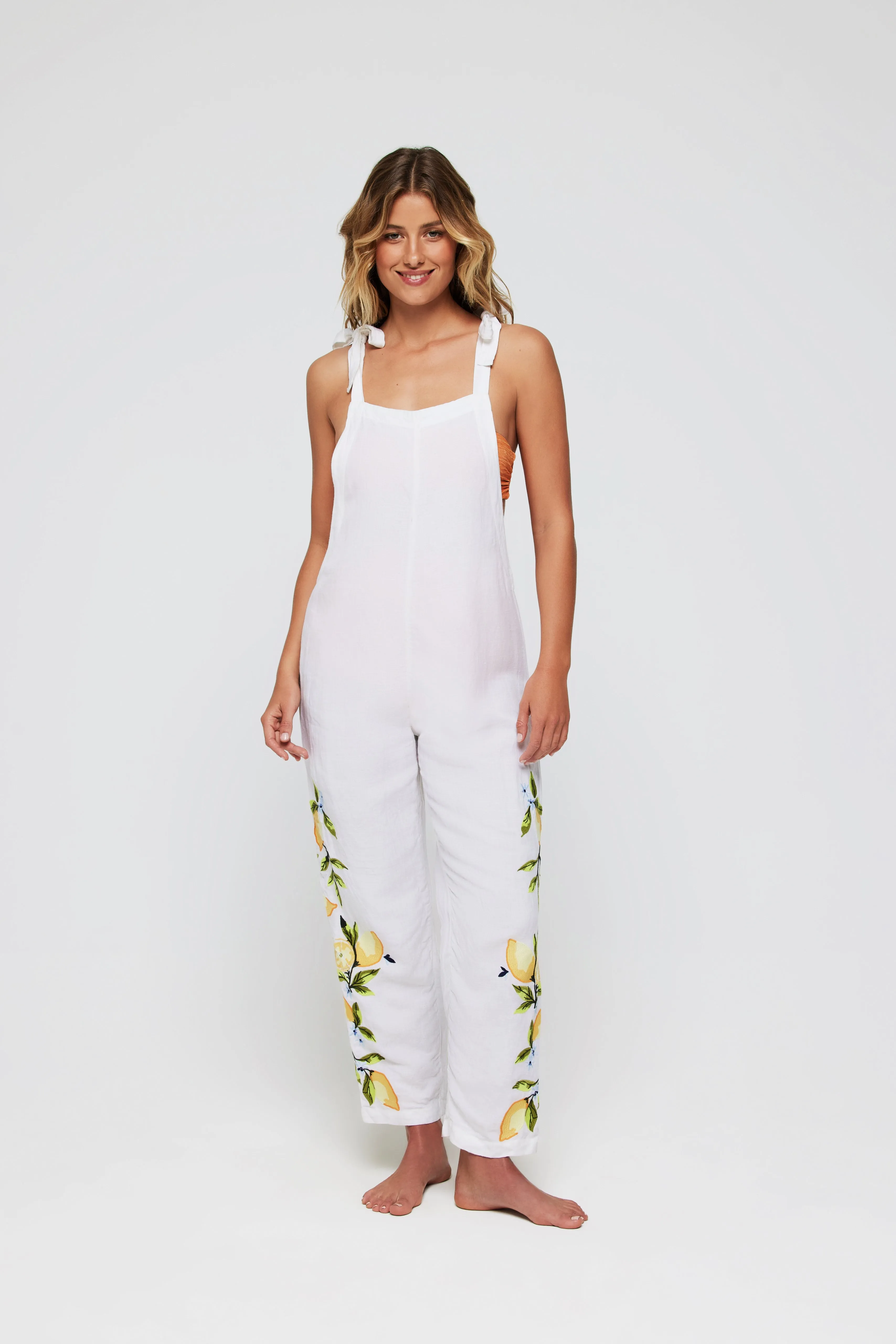 Mimi Midi Coveralls Cover Up