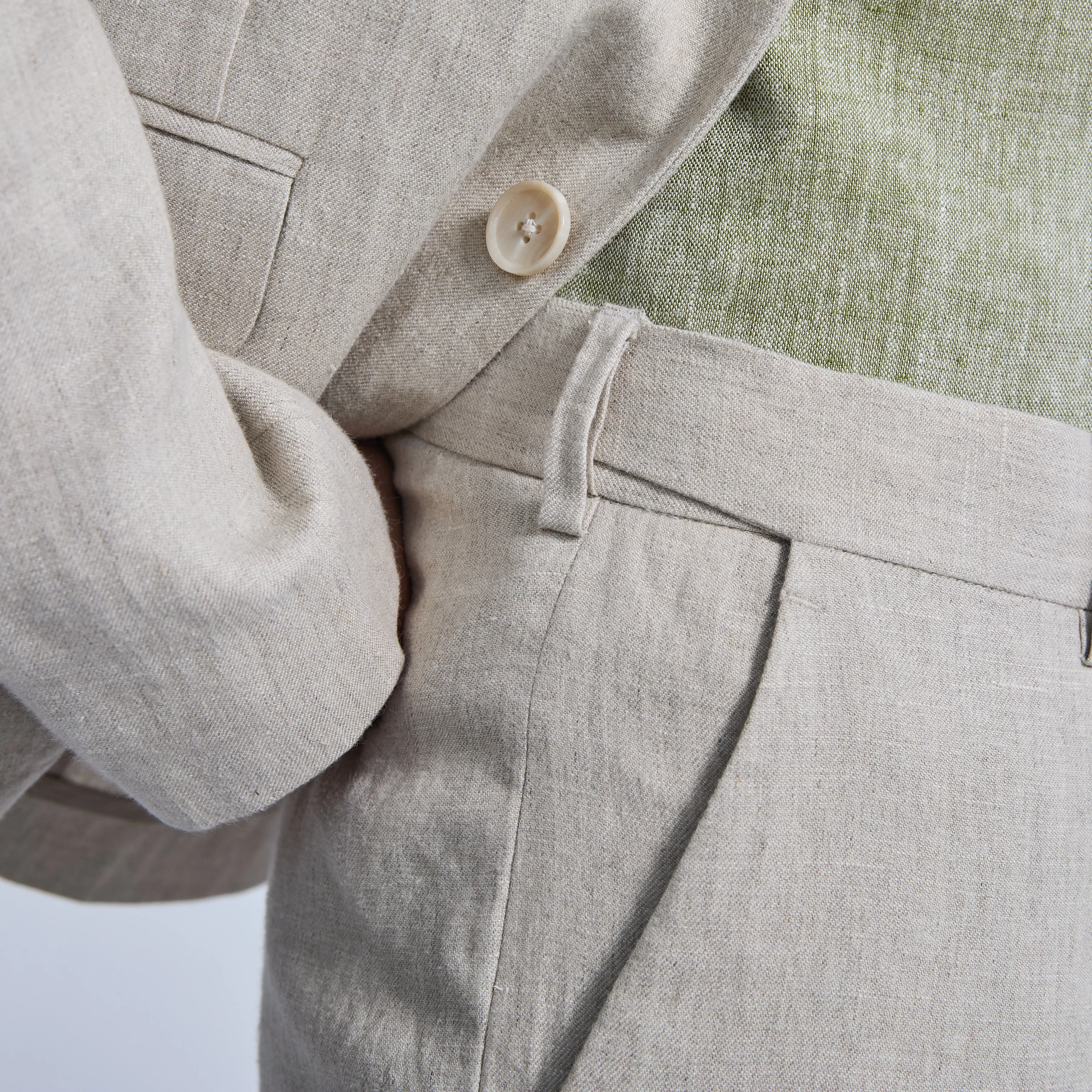 Oat Linen Dress Pants