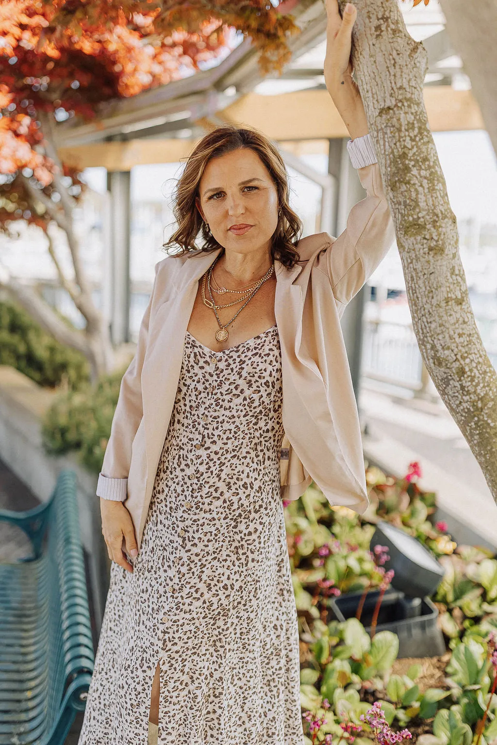 Oatmeal Linen Blazer