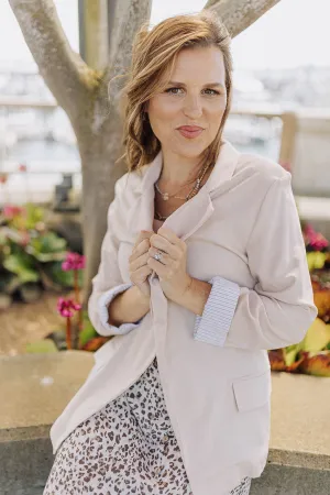 Oatmeal Linen Blazer