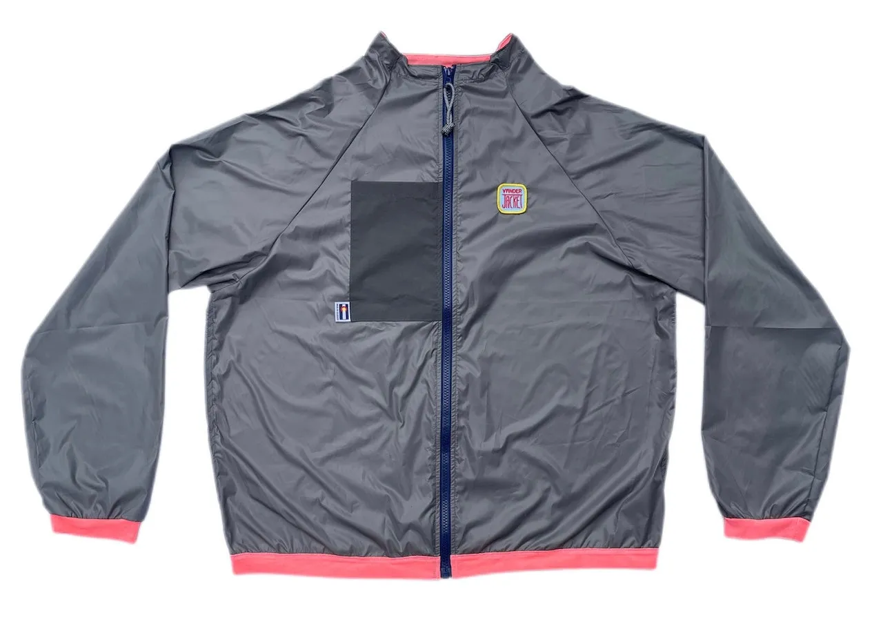 ORIGINAL Grey Maze Windbreaker, Size XXS-XL