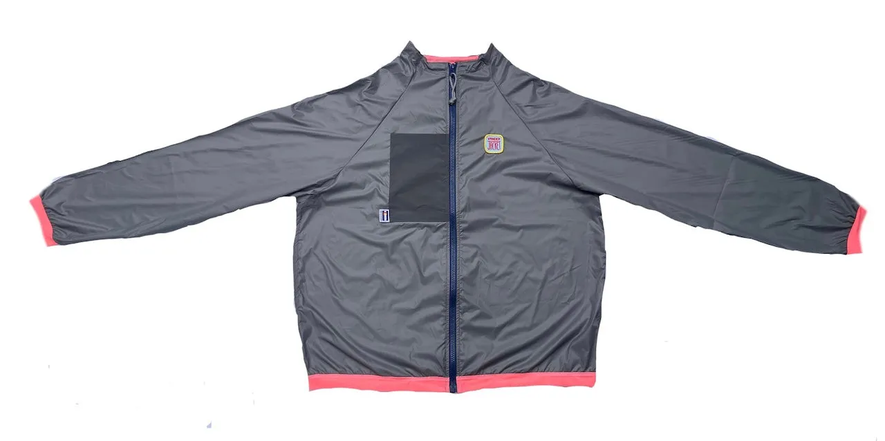 ORIGINAL Grey Maze Windbreaker, Size XXS-XL