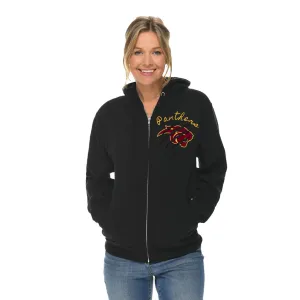 Panthers Full Length Fleece Zip Up