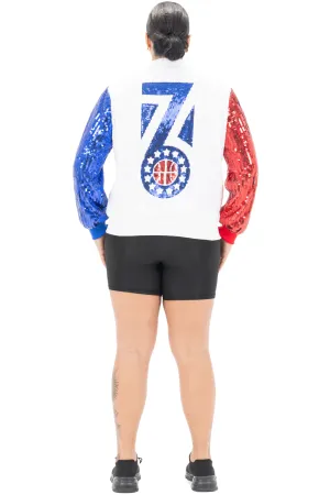 Philadelphia Basketball Sequin Jacket