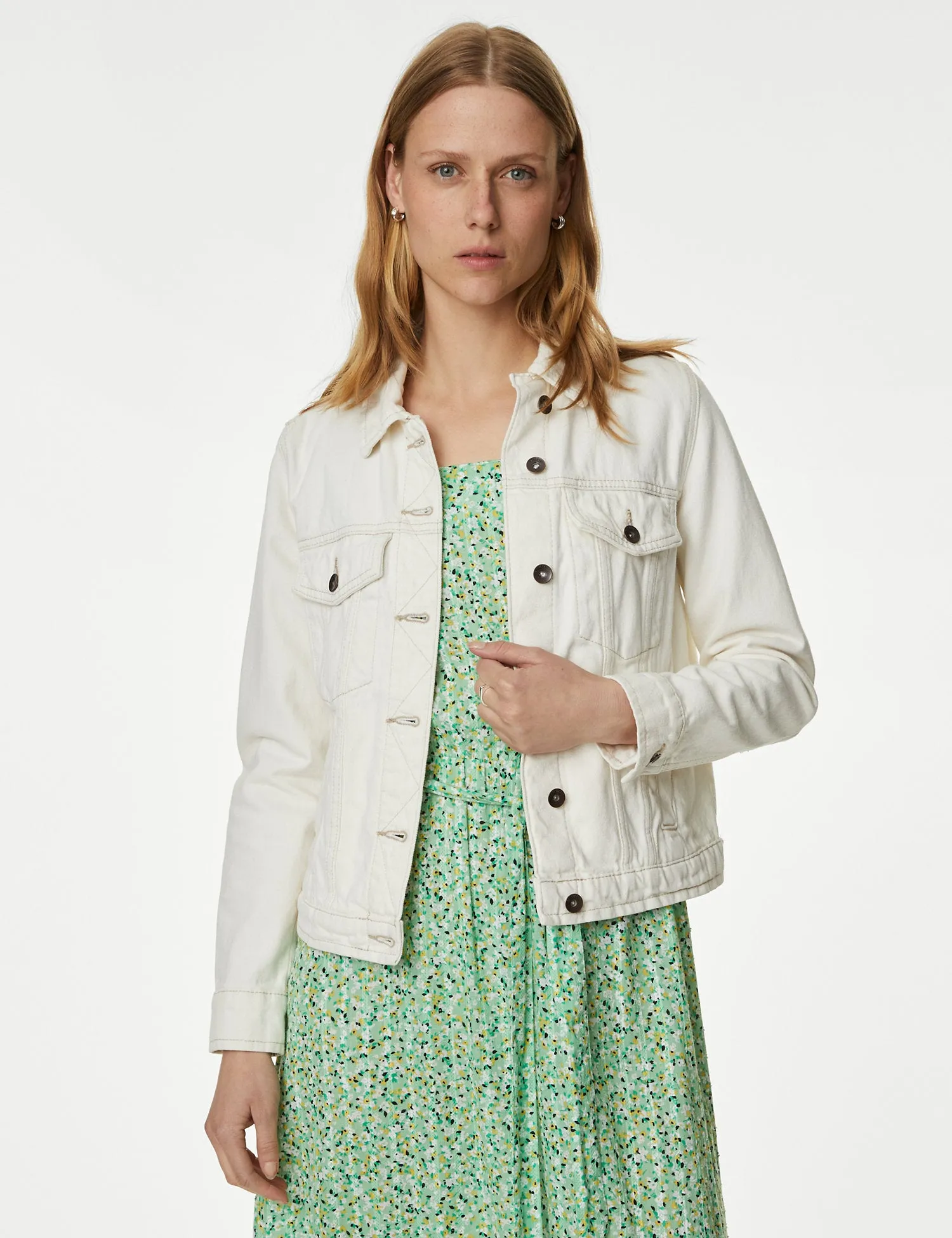 Pure Cotton Denim Jacket