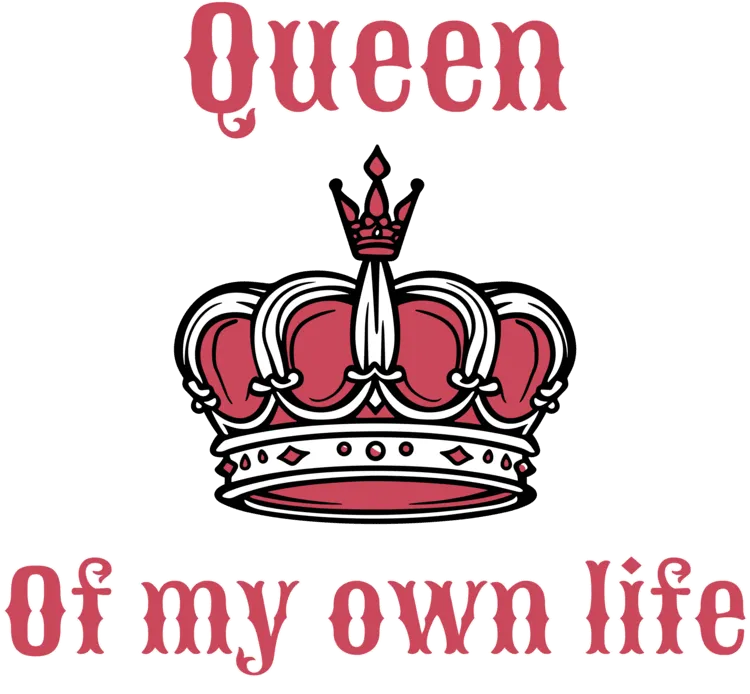 "Queen of My Own Life" Women's Stylish Cotton T-Shirt