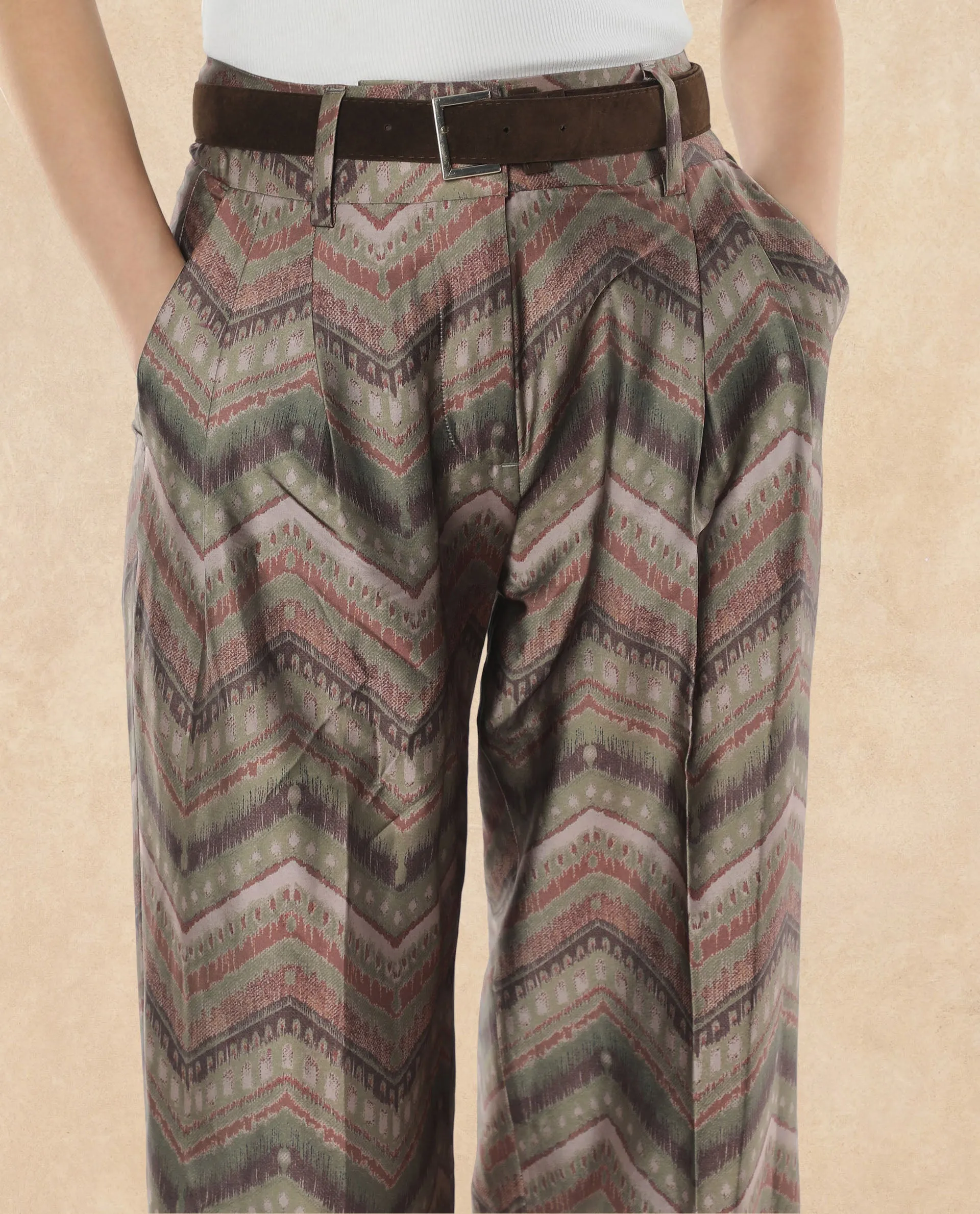Rareism Women Scilla Multi Printed Trouser