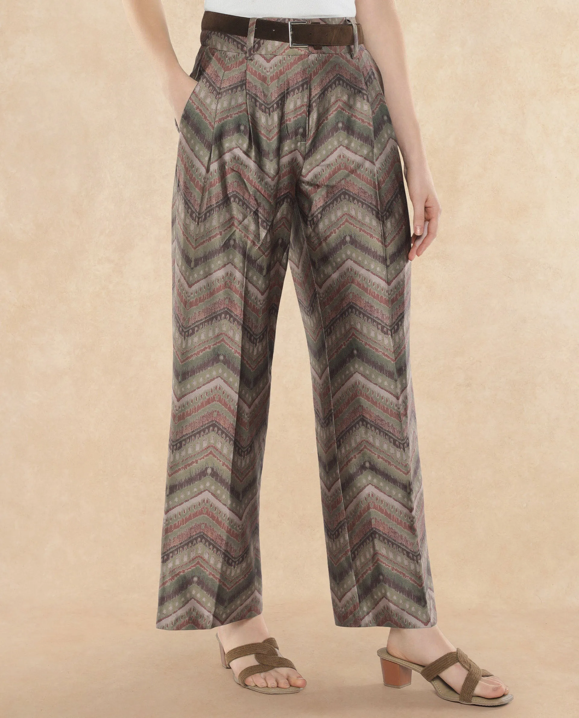 Rareism Women Scilla Multi Printed Trouser