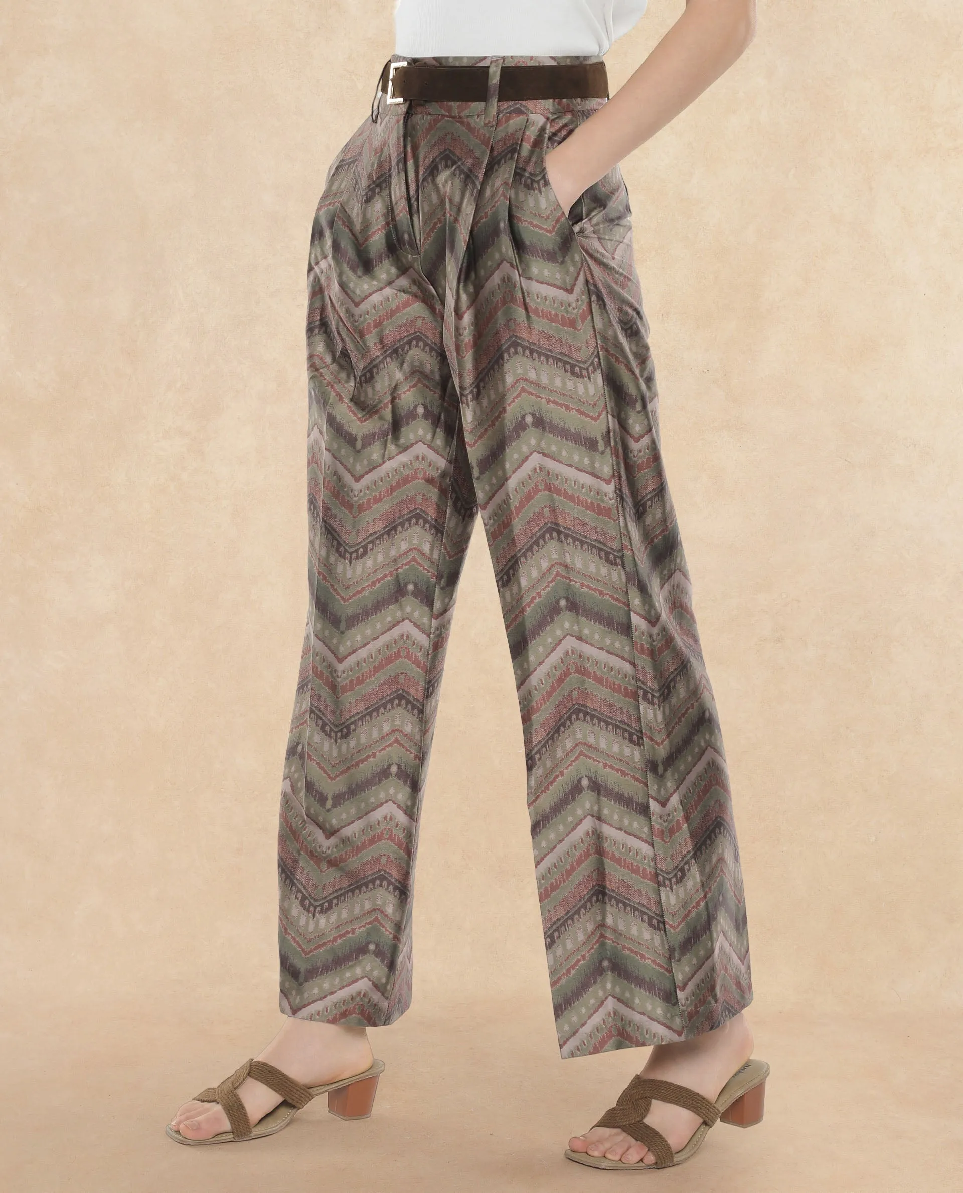 Rareism Women Scilla Multi Printed Trouser