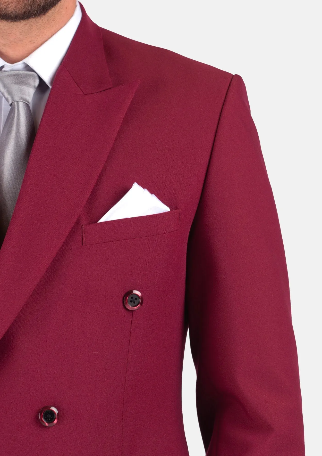 Rockafeller Claret Red Stretch Jacket