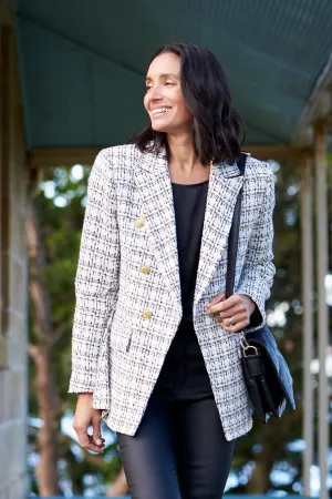 Sarki Blazer White