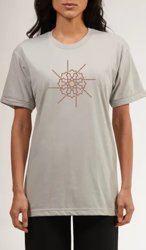 Short Sleeve Unisex T Shirt - Prism - Gray
