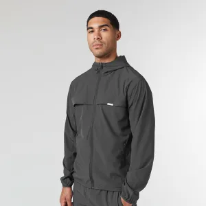 Stretch Tech Windbreaker | Charcoal