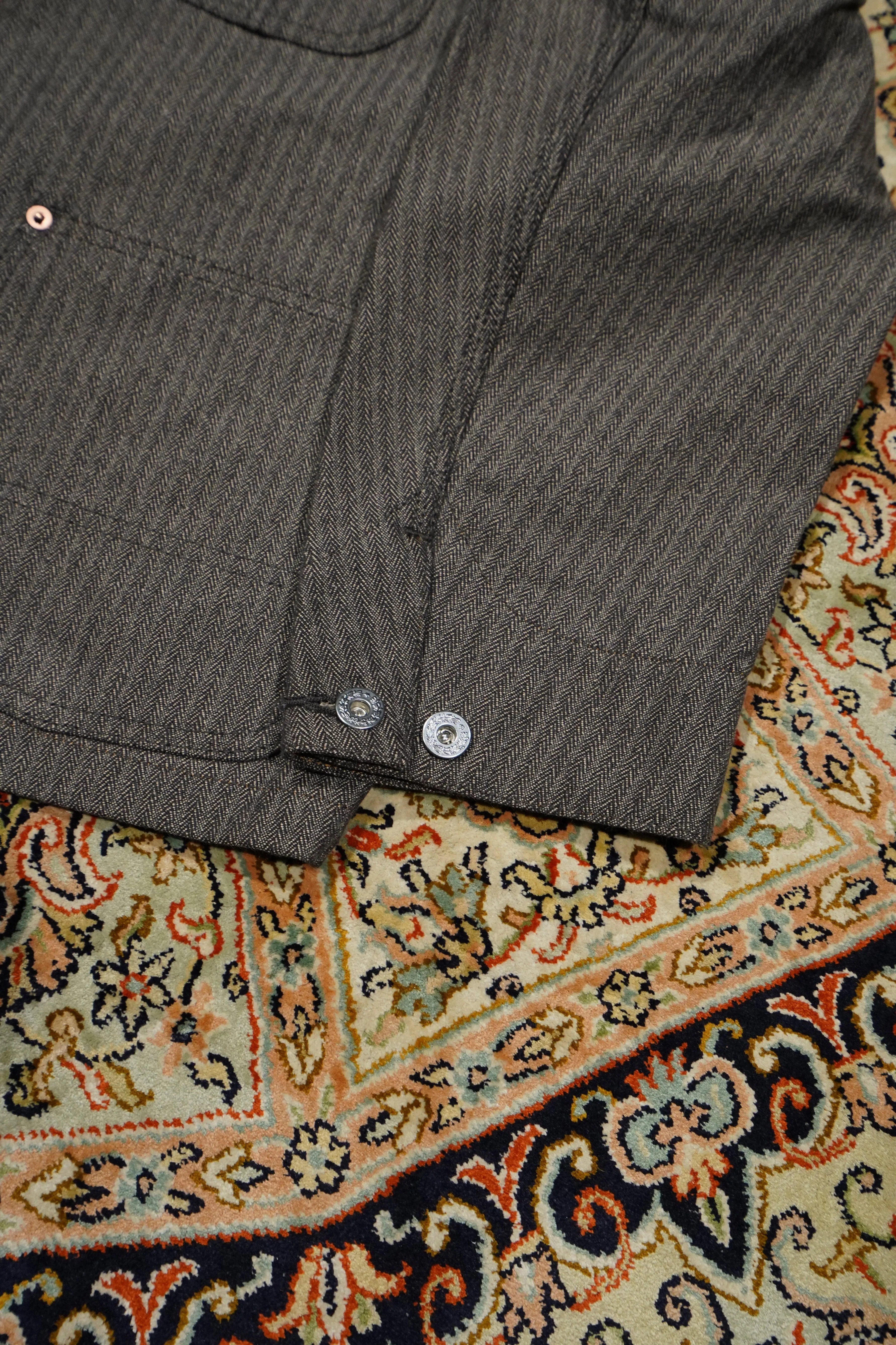 SUGARHILL HERRINGBONE COVERALL (GRAY HERRINGBONE)