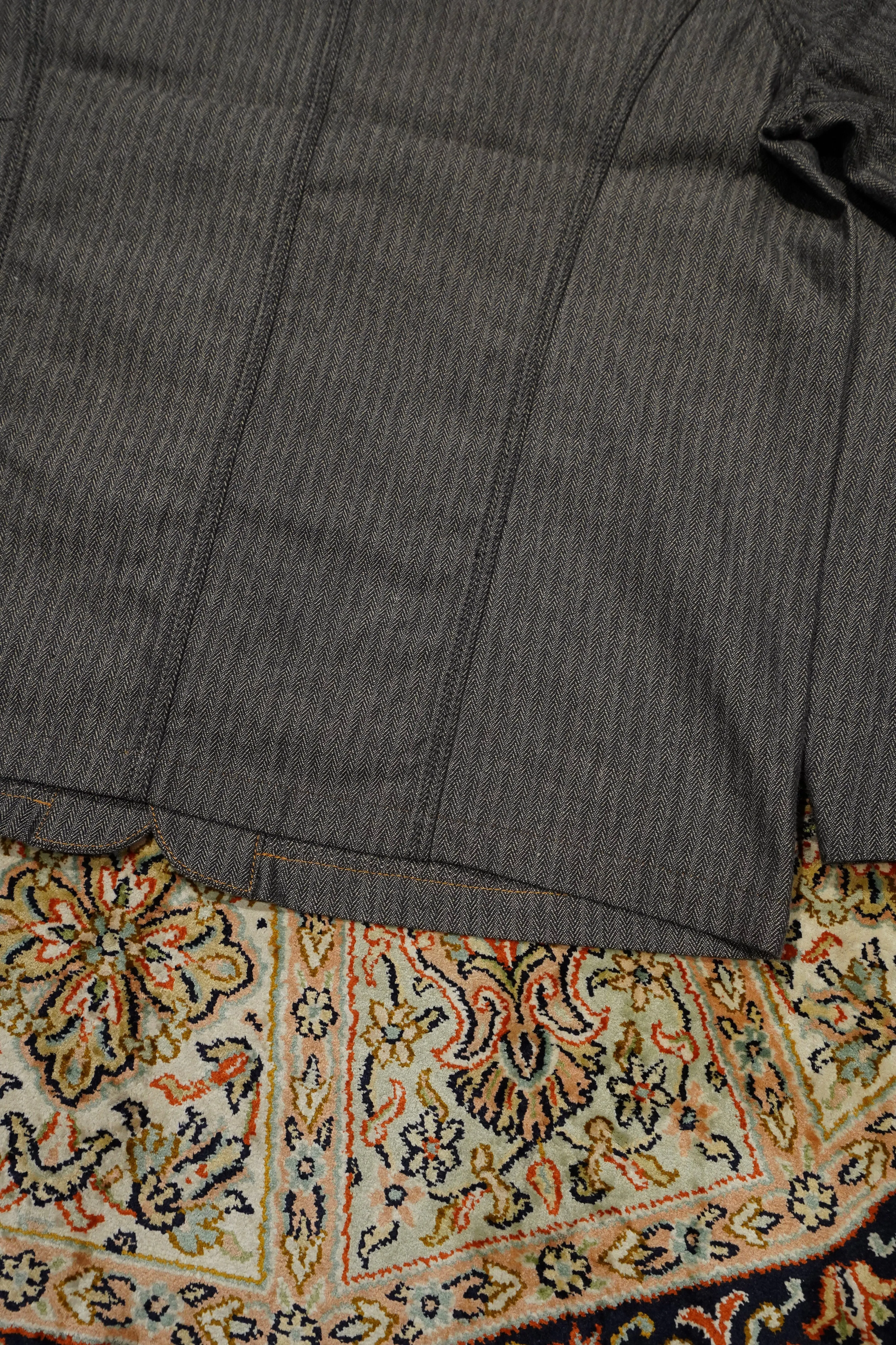 SUGARHILL HERRINGBONE COVERALL (GRAY HERRINGBONE)