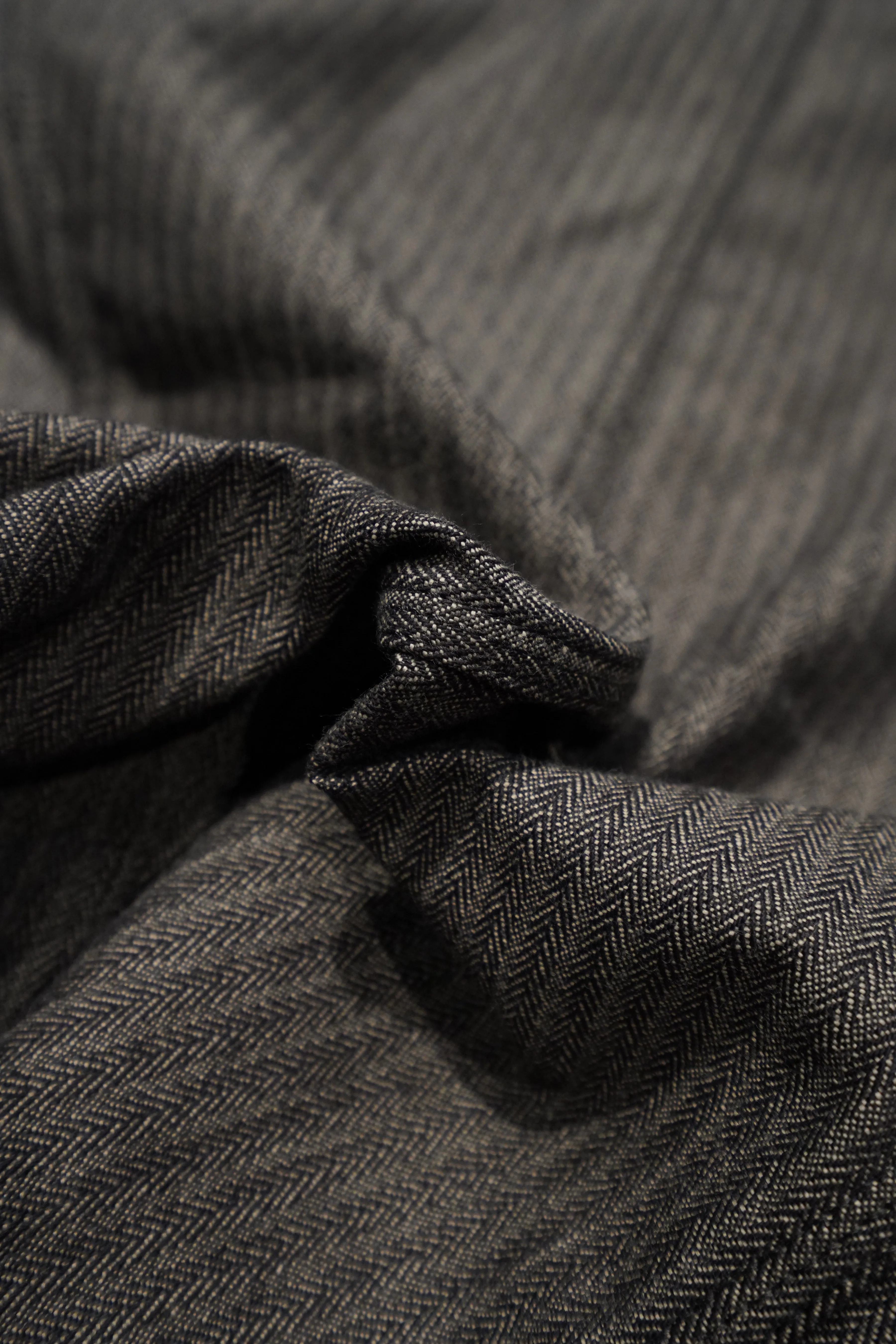 SUGARHILL HERRINGBONE OVERALL (GRAY HERRINGBONE)