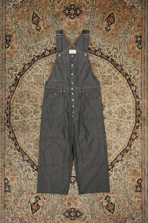 SUGARHILL HERRINGBONE OVERALL (GRAY HERRINGBONE)
